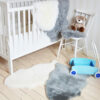Babycare fårskinn ljusgrå