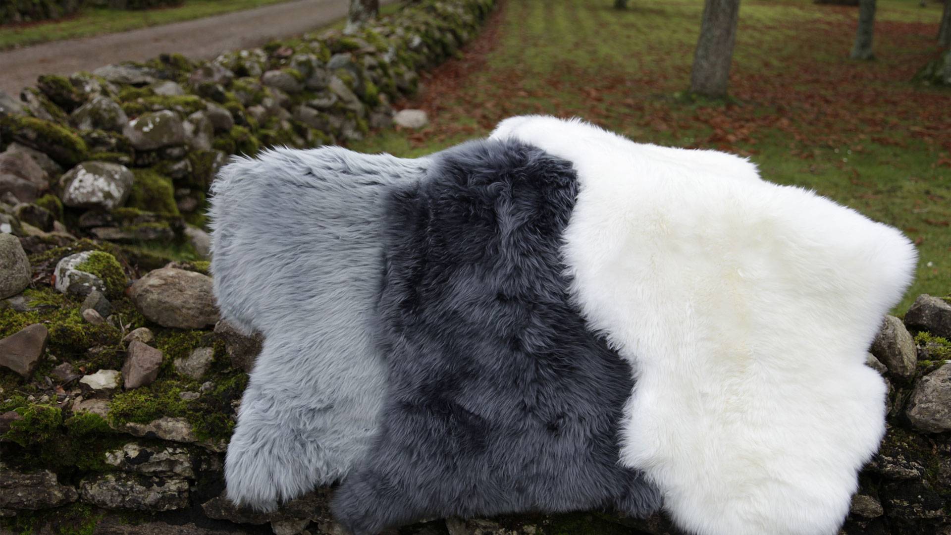 Gently fårskinn light grey