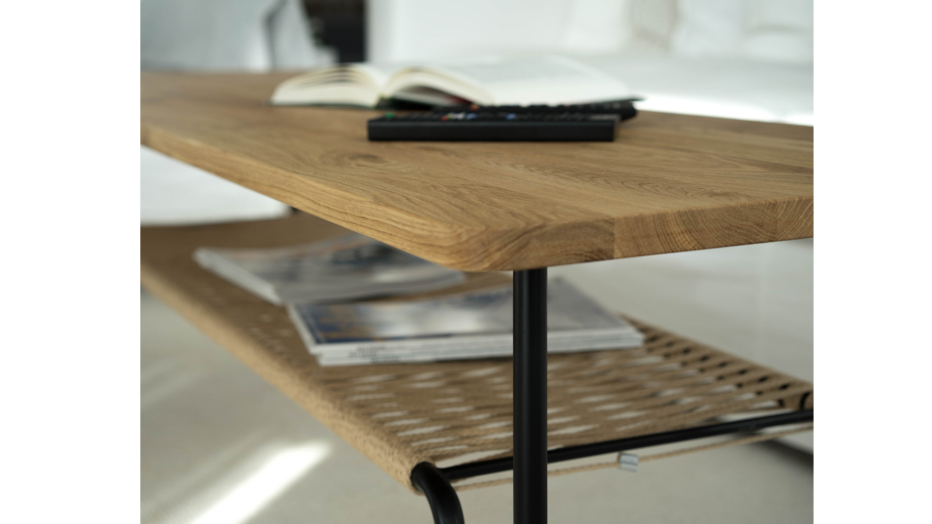 Marcel soffbord oljad rustik ek 140x70cm