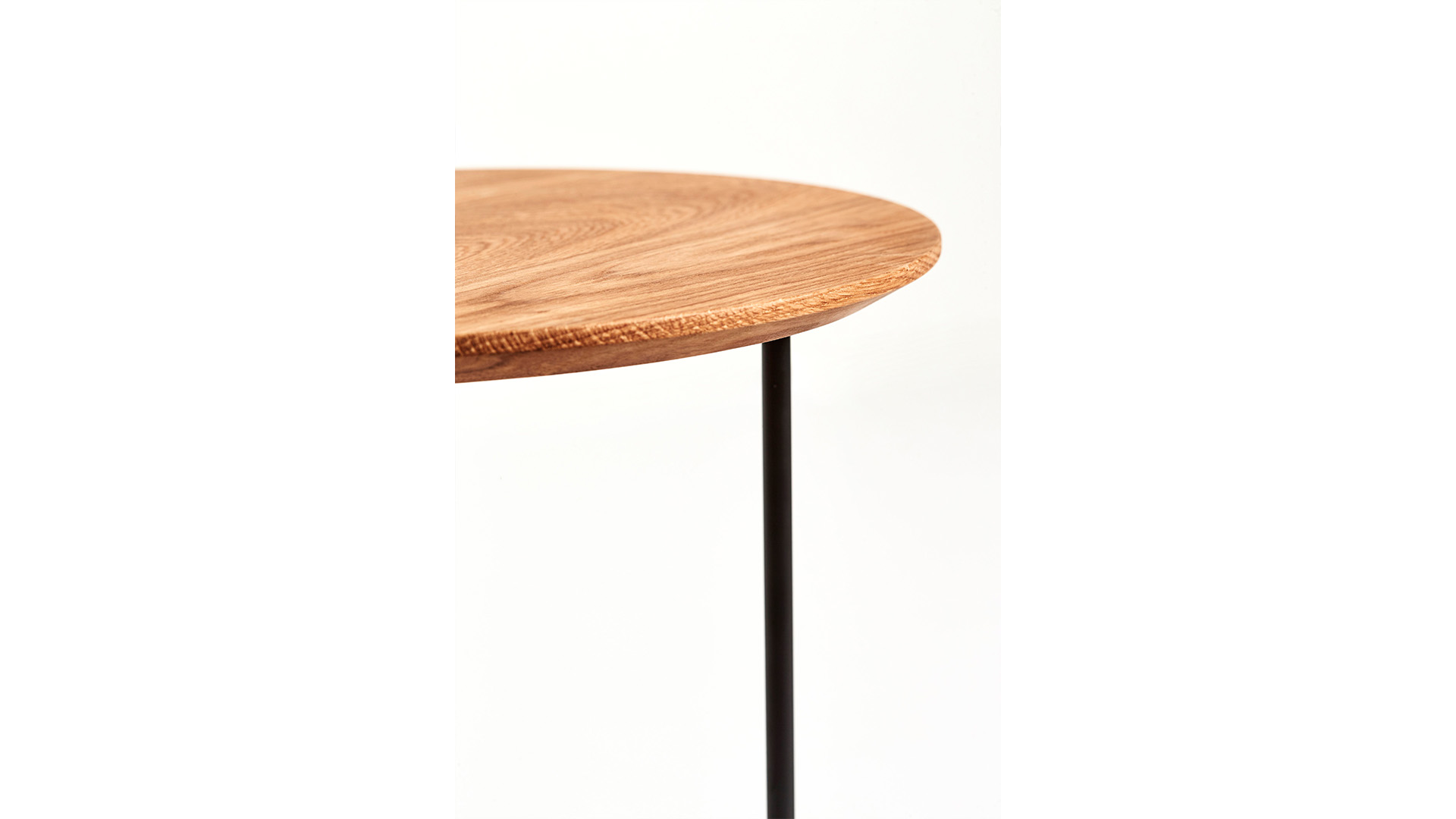 Tribeca soffbord oljad rustik ek/svart 110cm