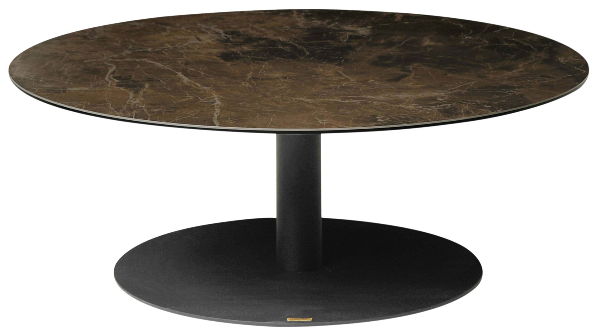 Levang soffbord brun/svart 100cm