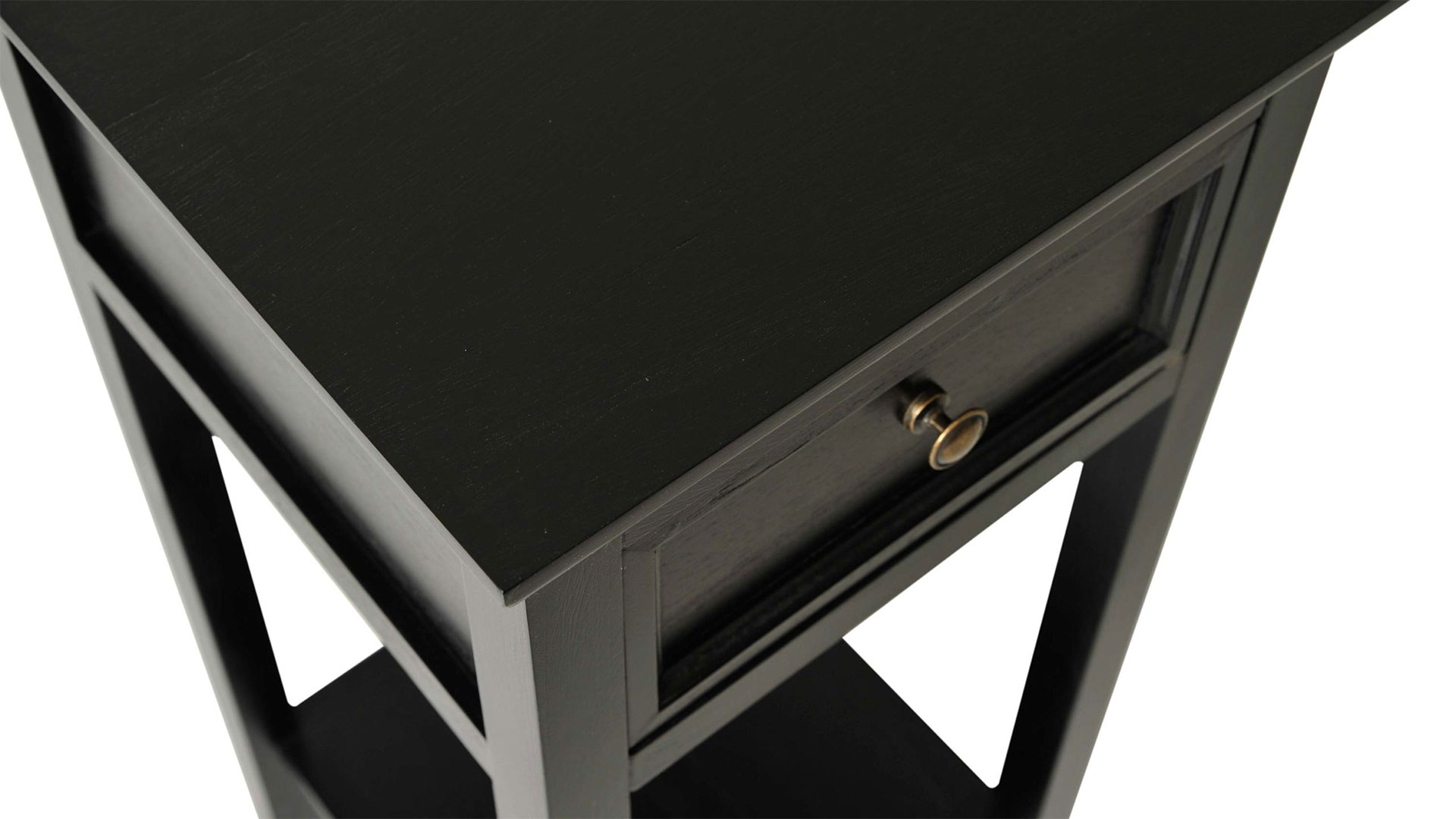 Bristol sängbord antiksvart