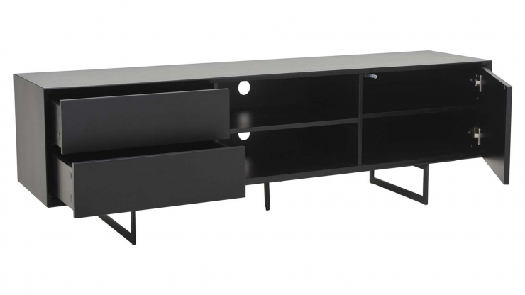 Vision mediabänk svart