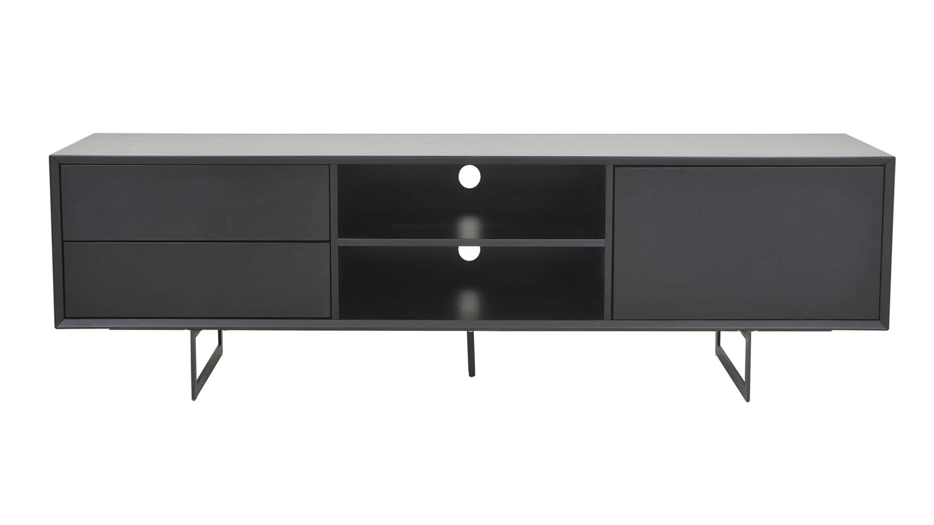 Vision mediabänk svart