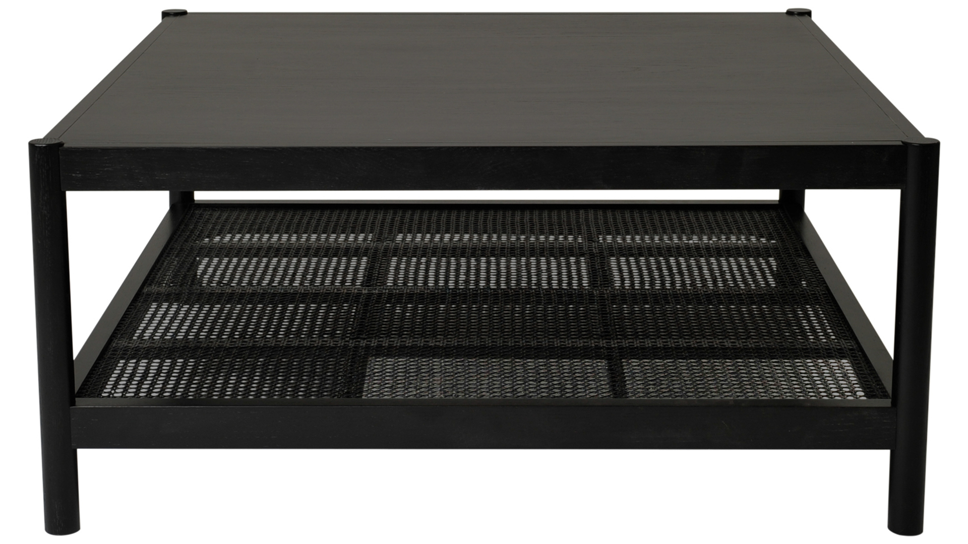 Raffels soffbord svart ek 90cm