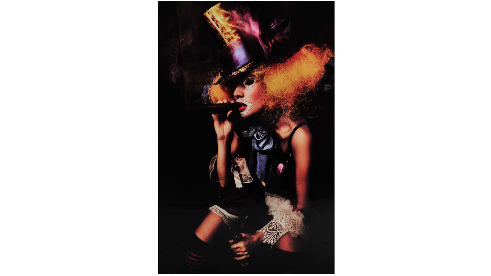 Clown tavla 80x120cm