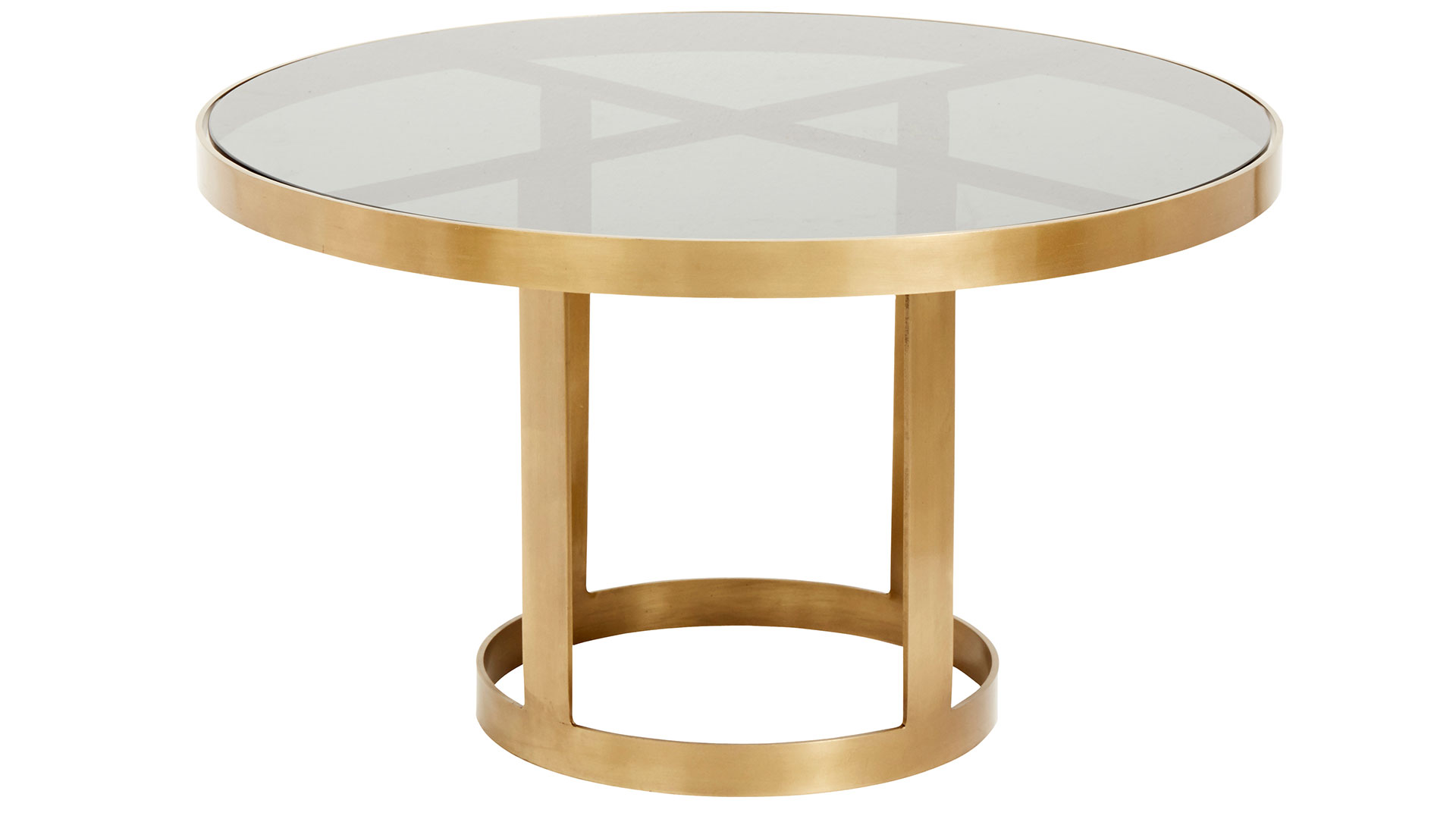 Luxury soffbord järn/glas