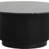 Erie soffbord svart/marmor 90cm