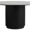 Erie runt matbord svart/marmor