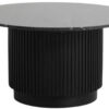 Erie soffbord svart/marmor 75cm