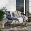 Gardy soffa svart konstrotting/tyg
