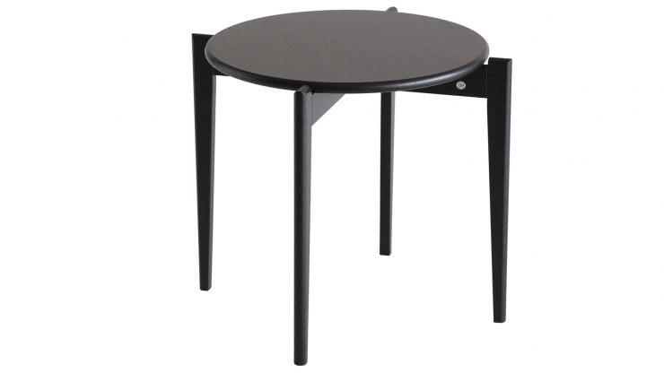 Tilia sidobord svart 51cm H48