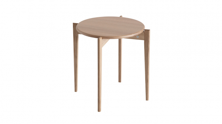 Tilia sidobord vitpigm. ek 51cm H48