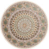 Nain relief rund matta coral 200cm