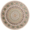 Nain relief rund matta coral 200cm