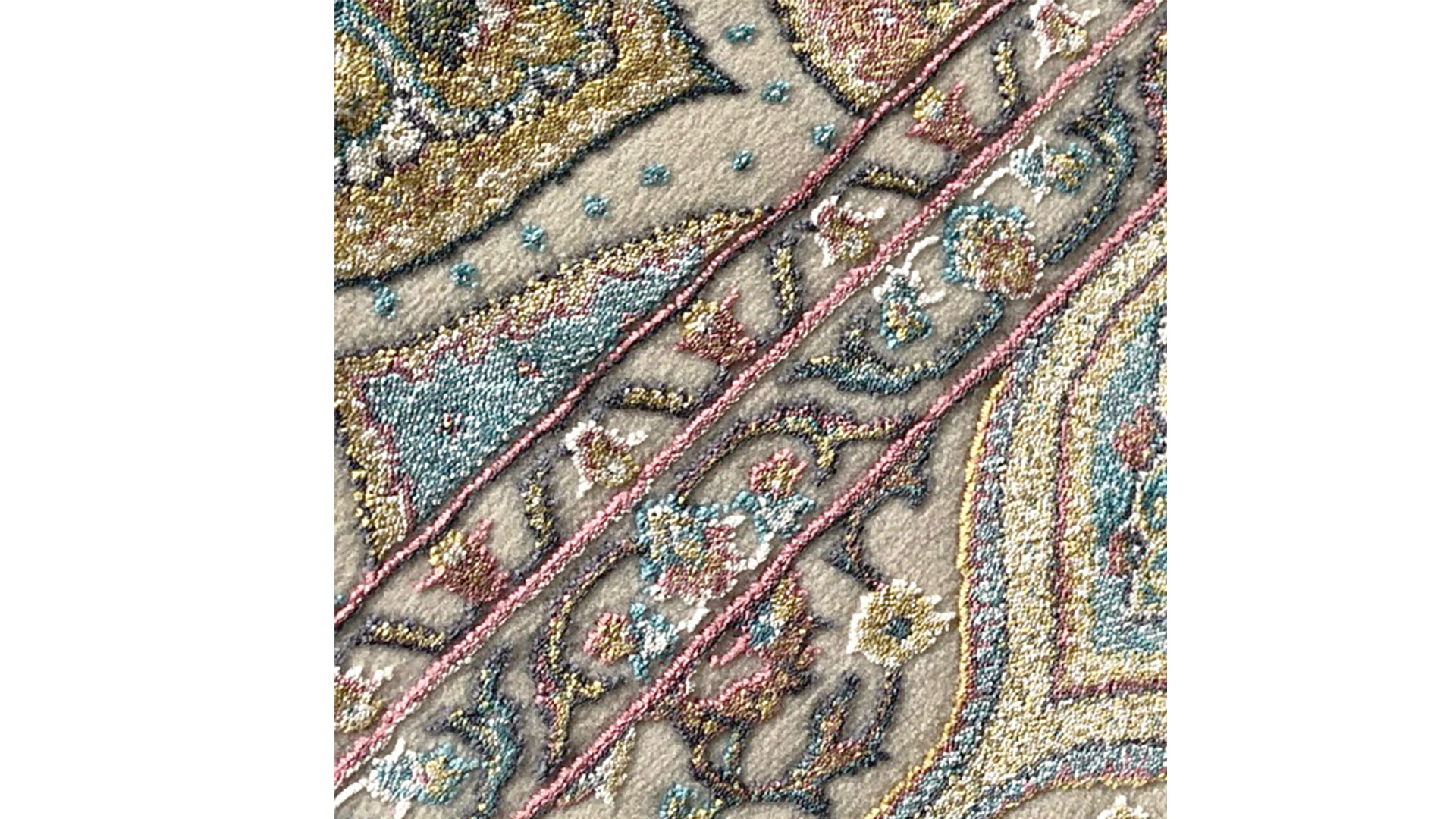 Nain relief rund matta coral 200cm