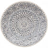 Nain relief rund matta ivory 200cm