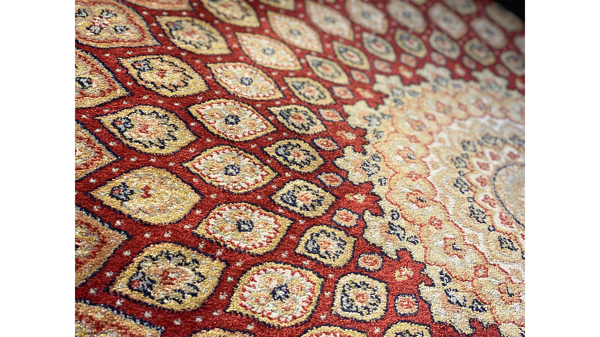 Nain slät matta red 200x300cm