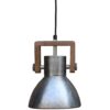 PR_Home_1371701_1 Ashby Single Taklampa Silver 19 cm