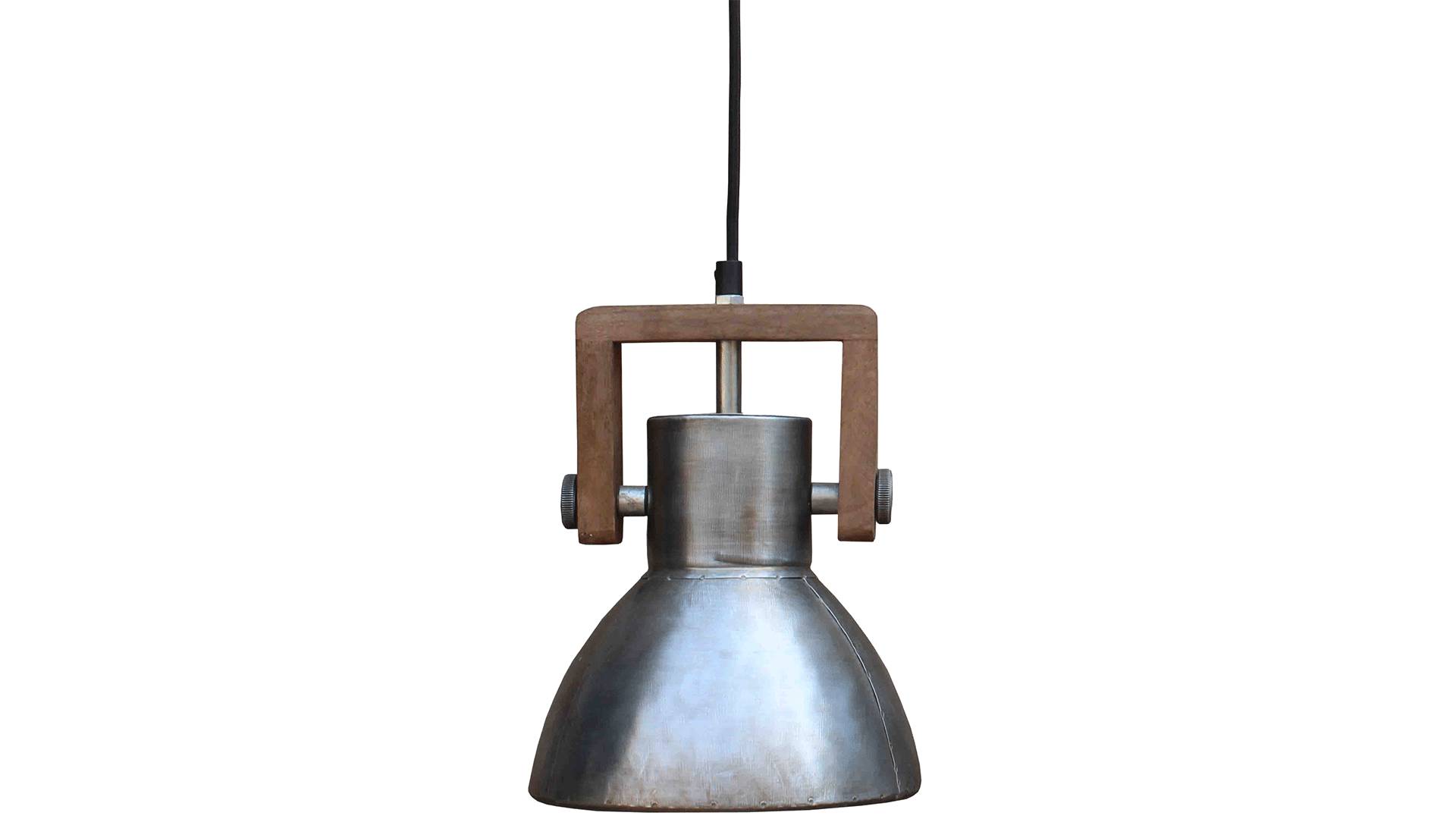 PR_Home_1371701_1 Ashby Single Taklampa Silver 19 cm
