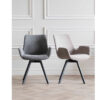 ROW-110531_3 Norwell karmstol med snurr beige/svart