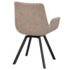 ROW-110531_6 Norwell karmstol med snurr beige/svart