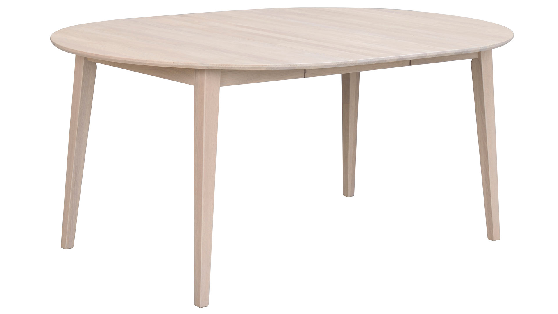 Filippa matbord vitpigm. ek 120/165cm