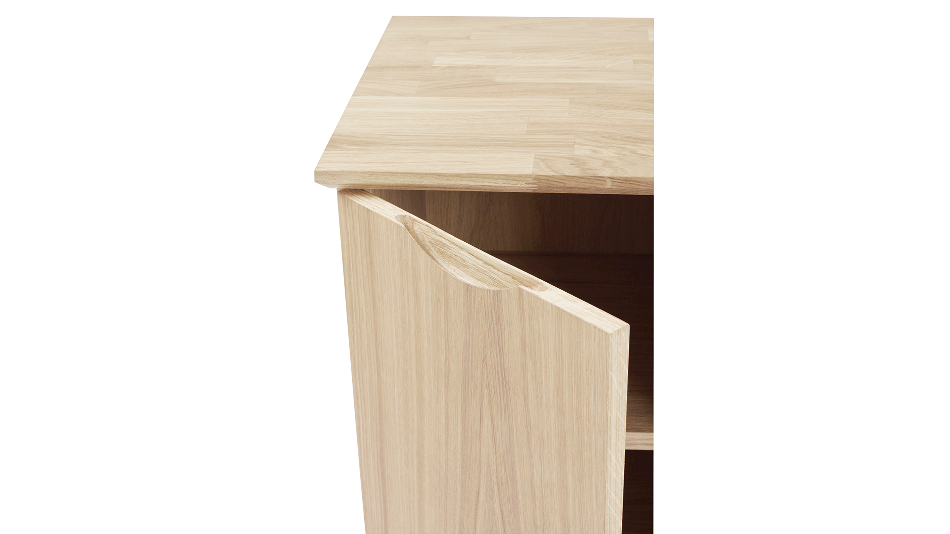 Filippa sideboard vitpigm. ek 150cm