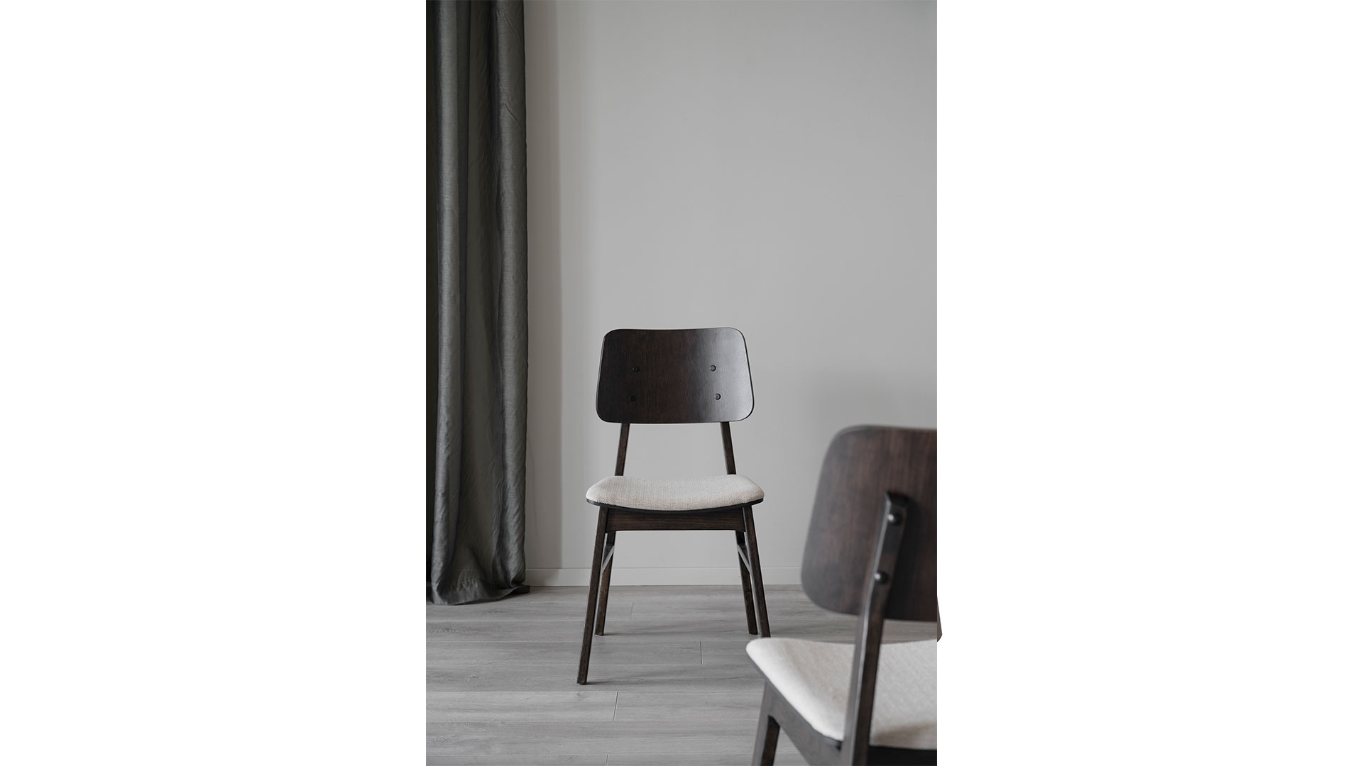 Nagano stol brun/beige