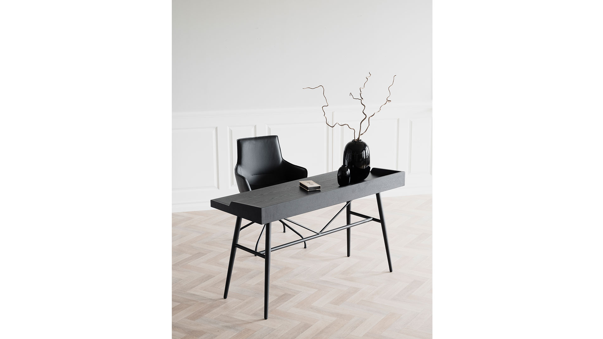 Springdale skrivbord svart