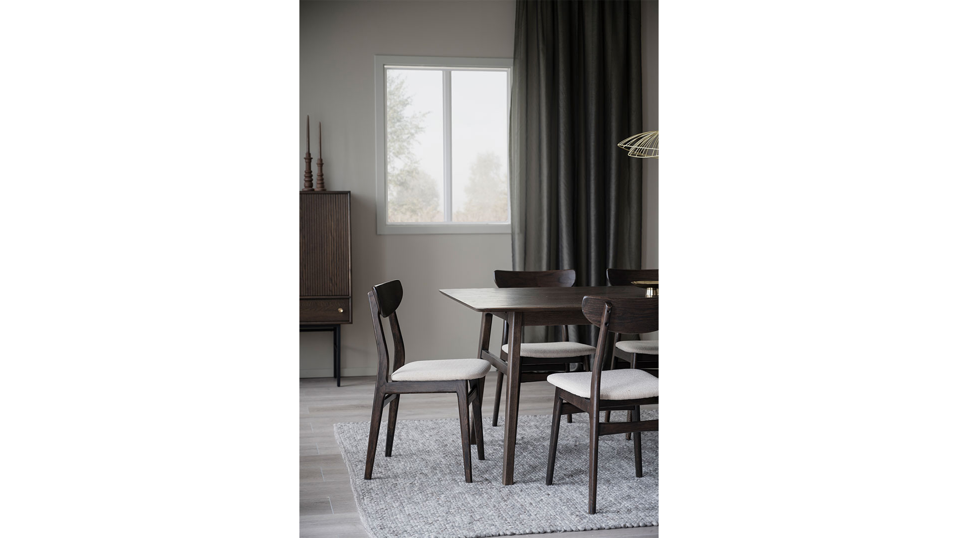 Rodham stol brun/beige