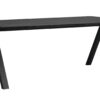 Carradale matbord svart v-ben 220cm