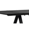 Carradale matbord svart v-ben 220cm