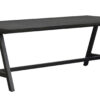Carradale matbord svart a-ben 220cm