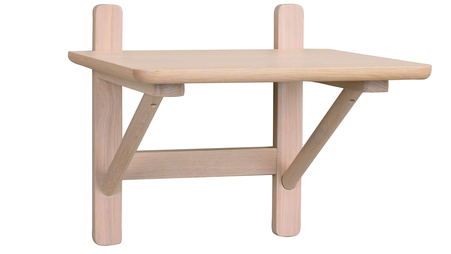 Camrose sängbord vitpigm.ek