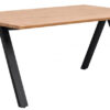 Carradale matbord ek/svart v-ben 170cm