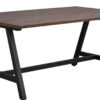 Carradale matbord brun/svart a-ben 170cm