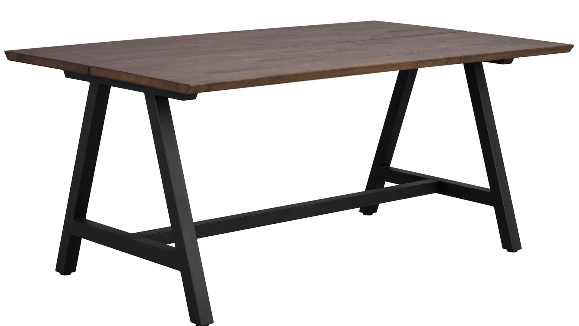Carradale matbord brun/svart a-ben 170cm