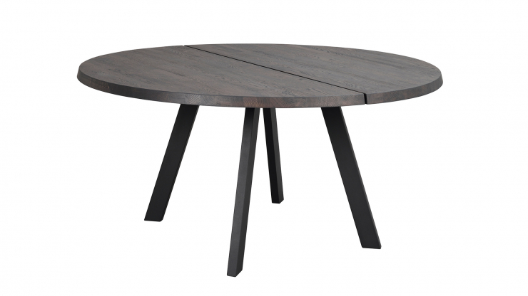 Fred runt matbord smoke 160cm