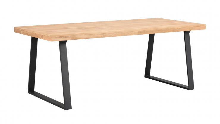 Brooklyn matbord U-ben lackad ek 220cm