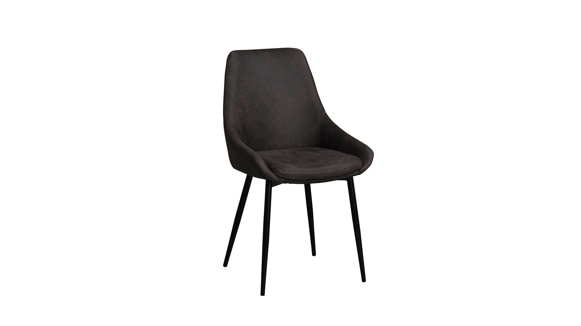 Sierra stol microfiber mörkgrå