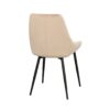 Sierra stol sammet beige