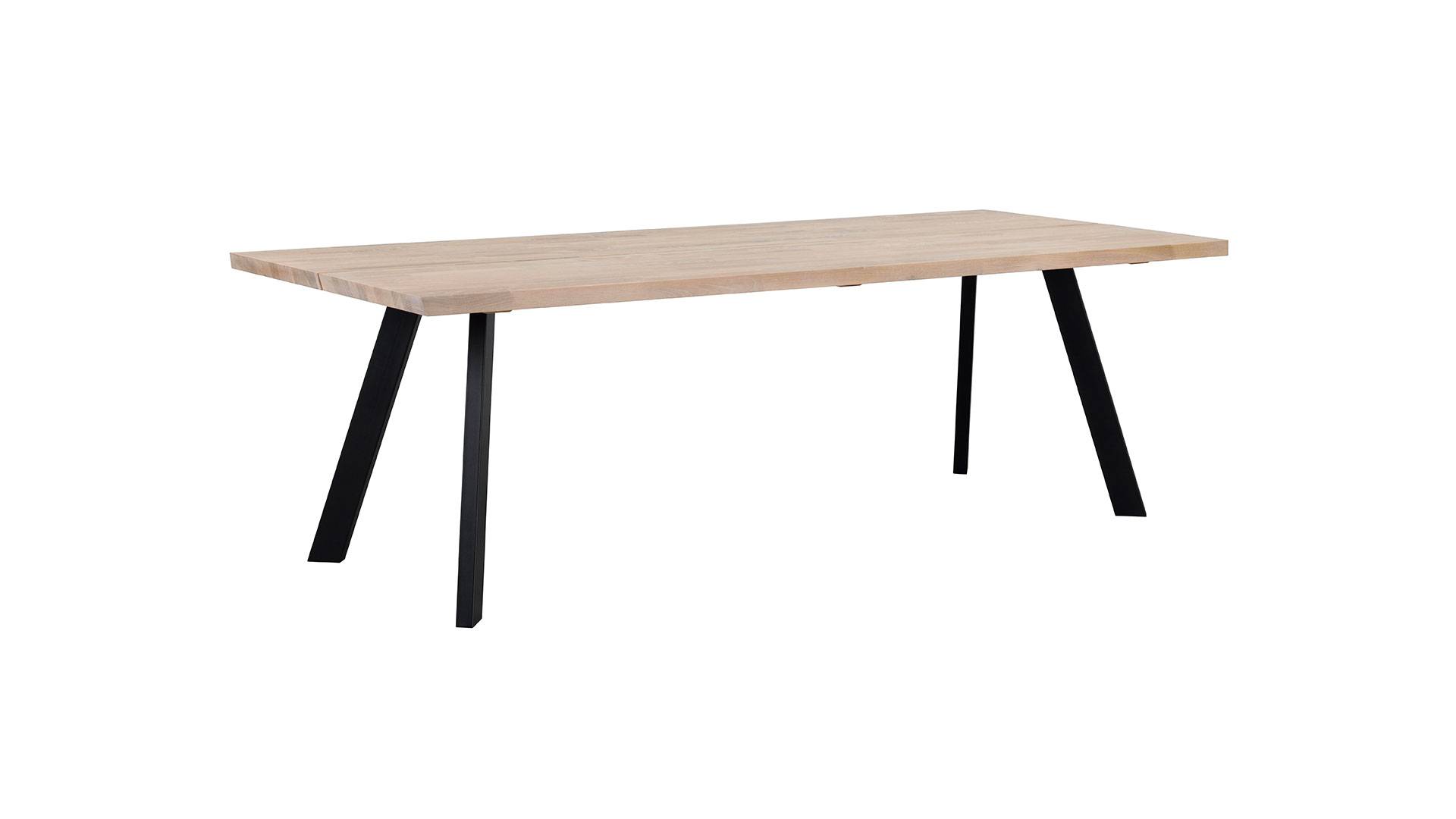 Fred matbord vitpigm. ek 240cm