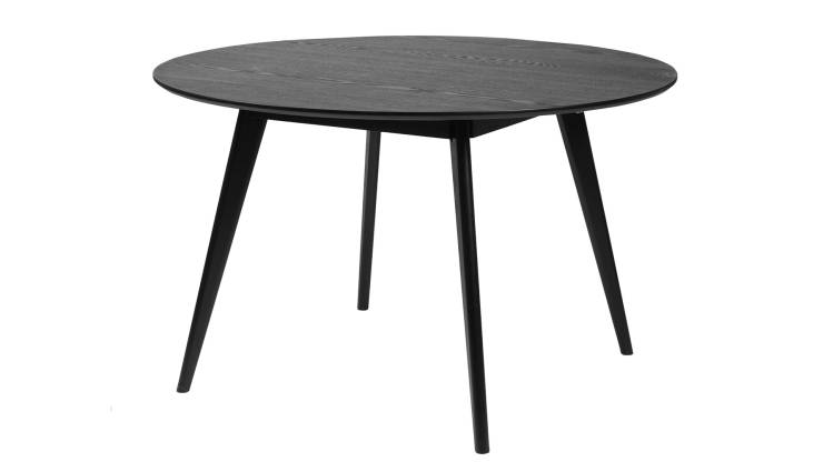 Yumi runt matbord svart 115cm