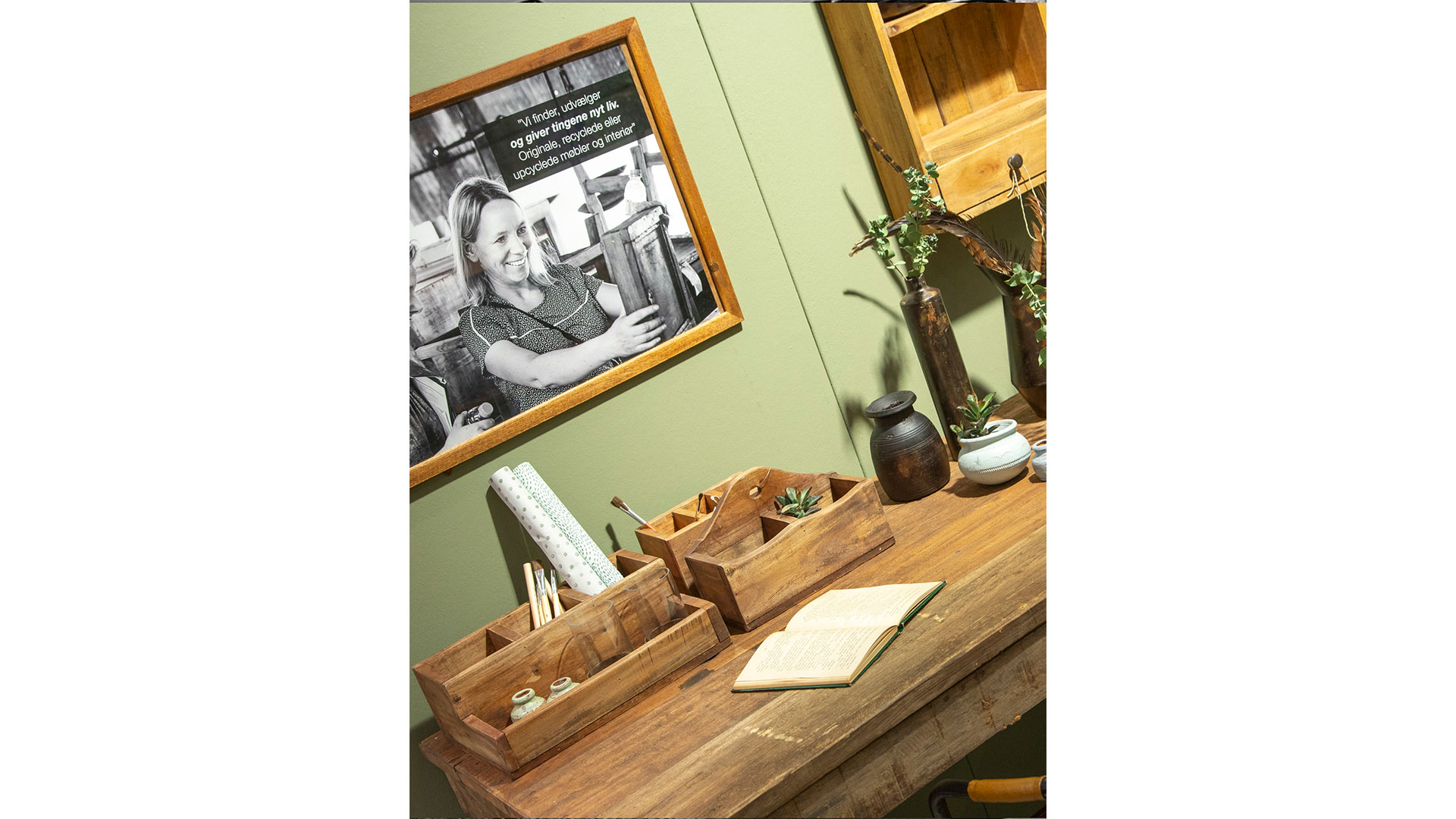 Rapul matbord återvunnen rustik trä