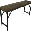 Boston bänk återvunnen trä/järn