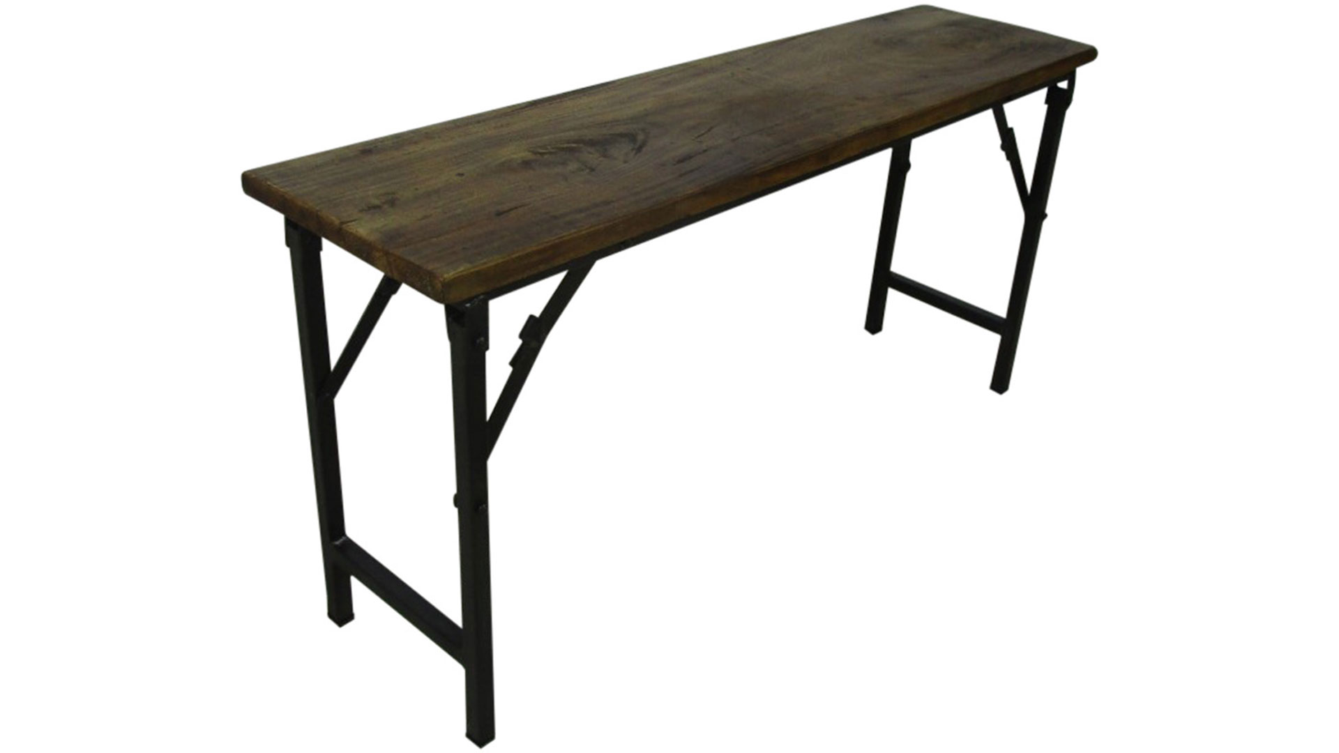 Boston bänk återvunnen trä/järn