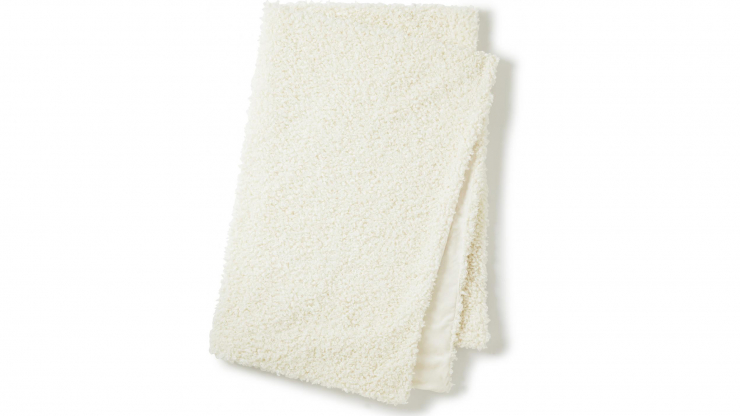 Ulli pläd fuskpäls ivory