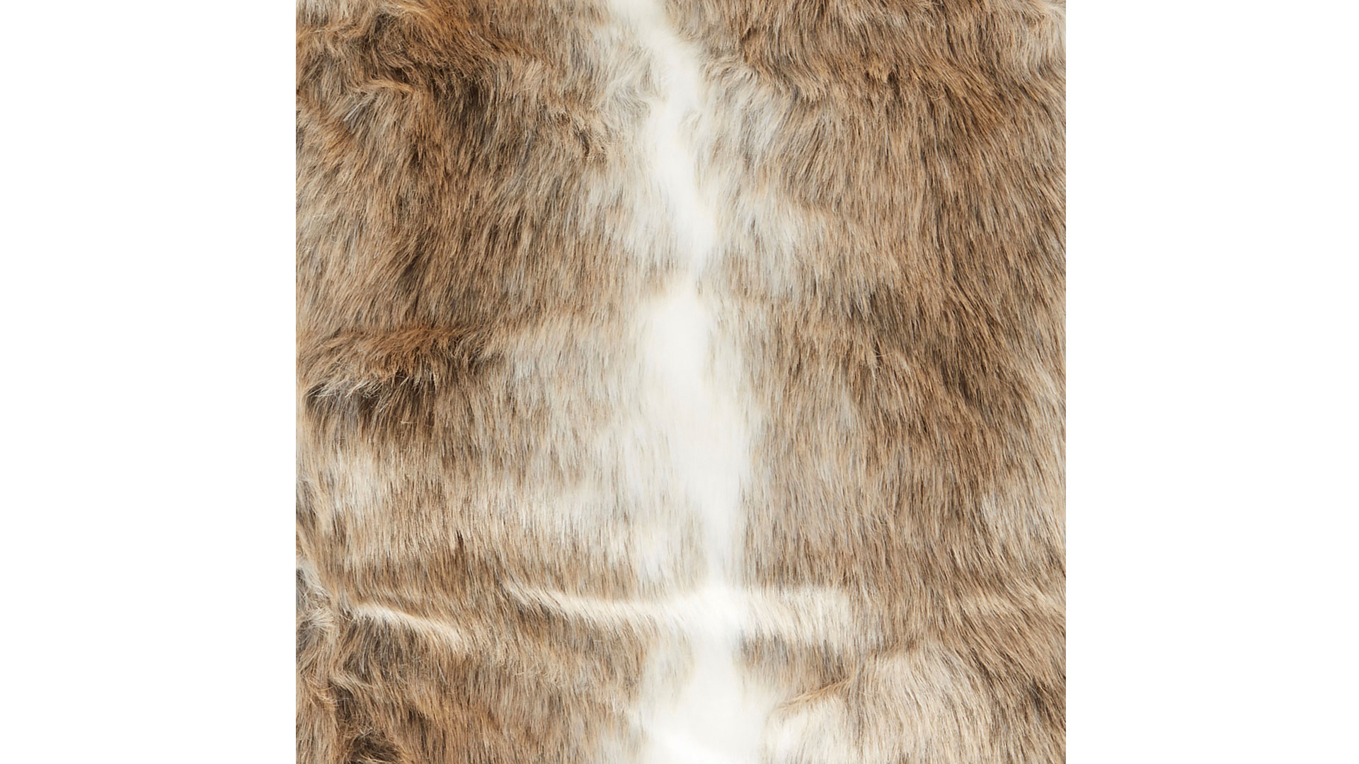 Stormy kuddfodral fuskpäls nature melange 55x55cm