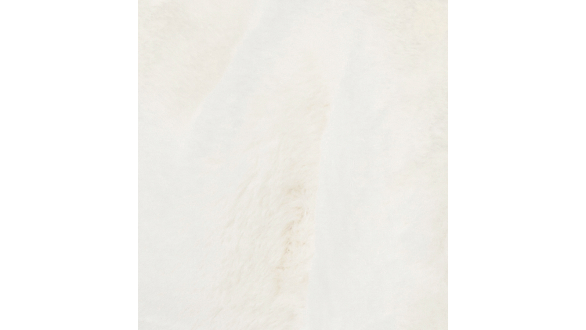 Fluffy pläd fuskpäls ivory